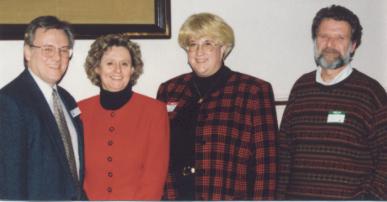  Photo: (L-R) Peter Dawn, Beverly Russell, Kristen Bolstad, and Rob Tripe