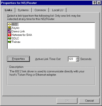  Figure 3. Properties for NS/Router 